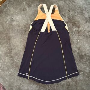 🚨LAST CHANCE🚨 Lululemon Spin It To Win It Tank polar cream black swan creamsicle